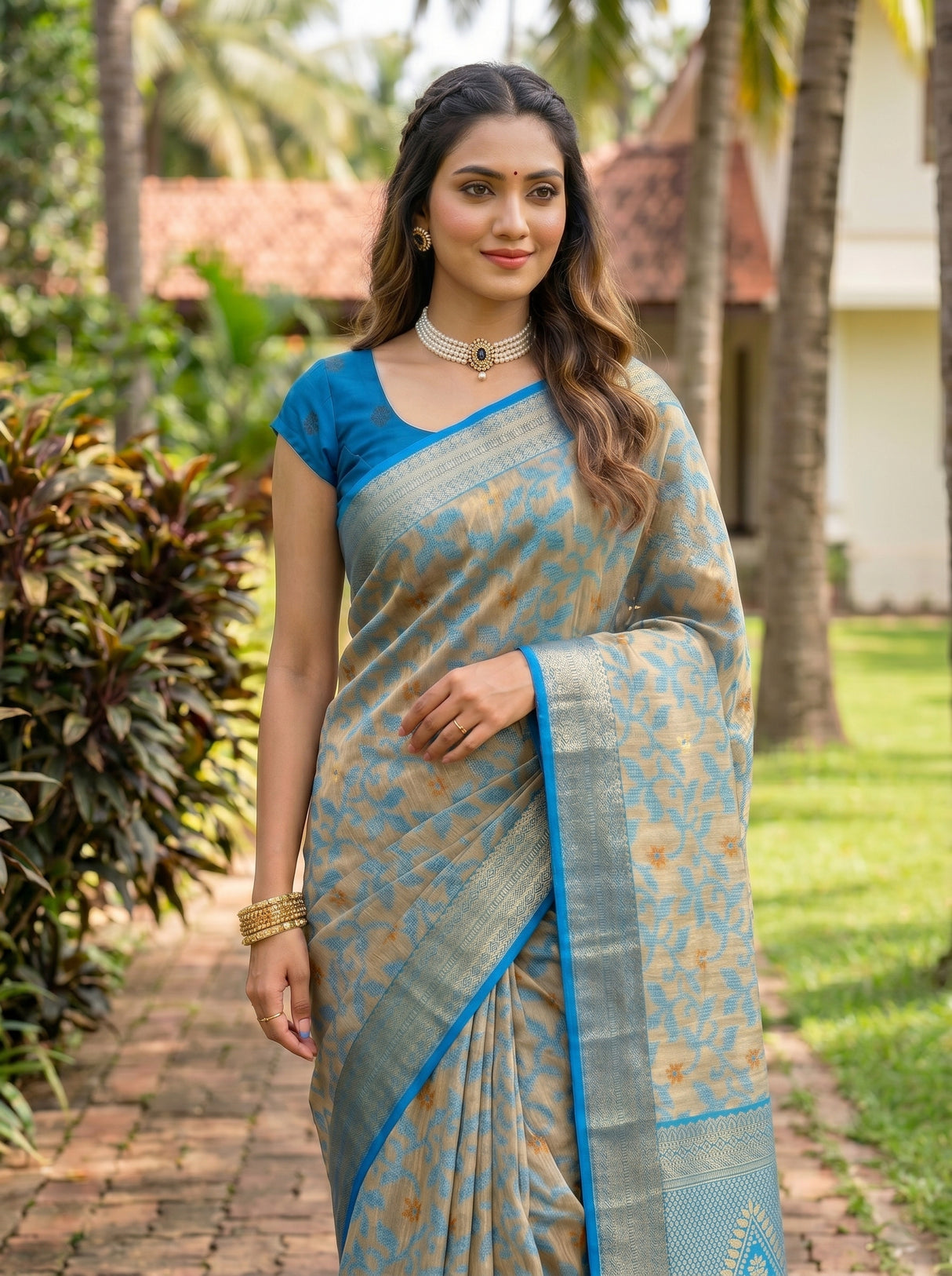 MIMOSA Saree Saree — pose 10 styling detail