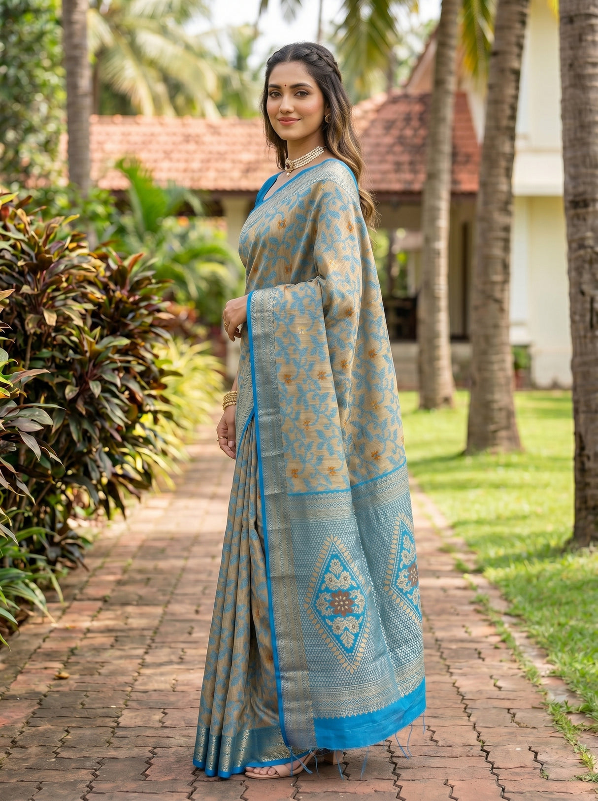 MIMOSA Saree Saree — pose 5 styling detail