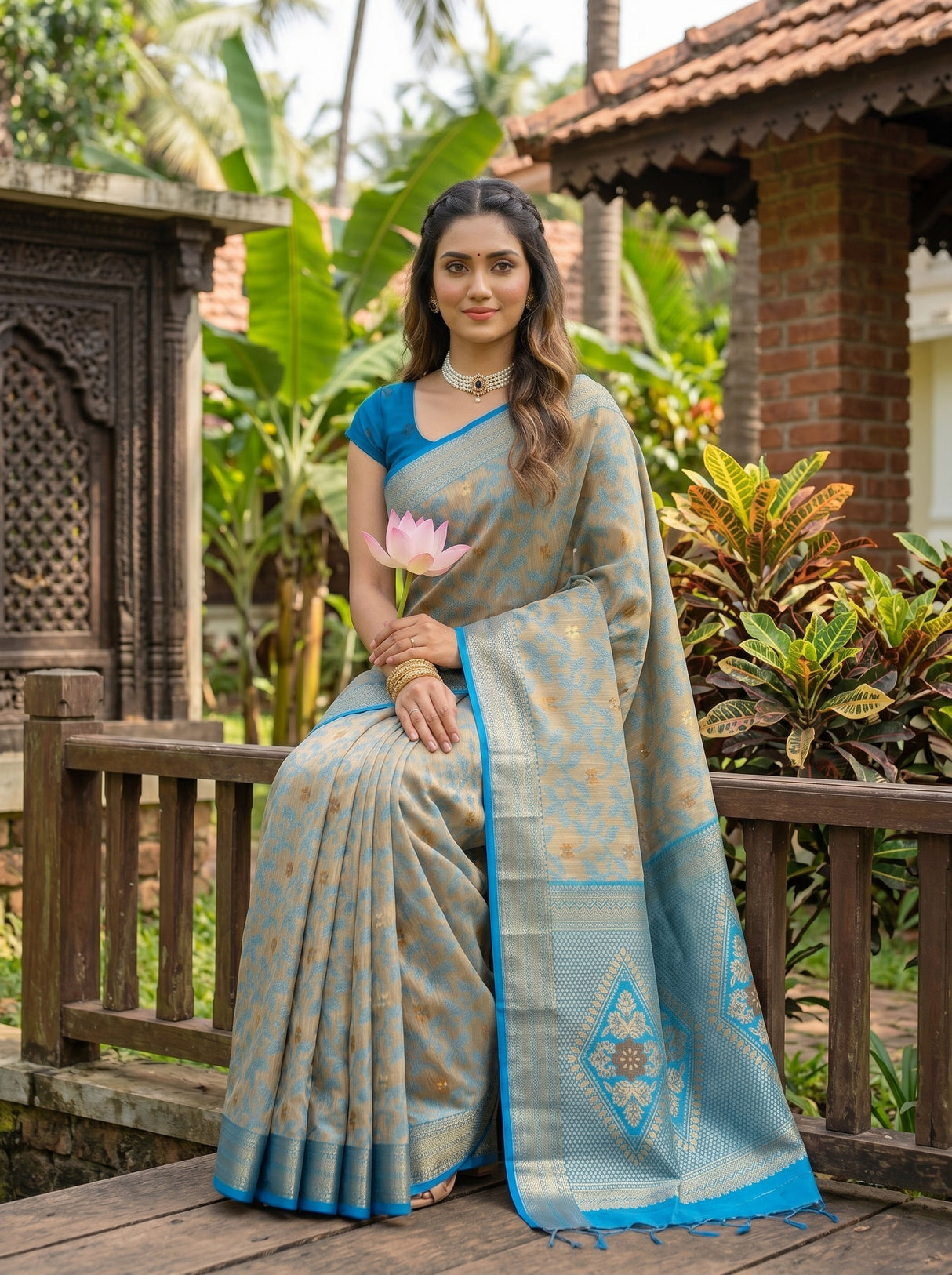 MIMOSA Saree Saree — pose 8 styling detail