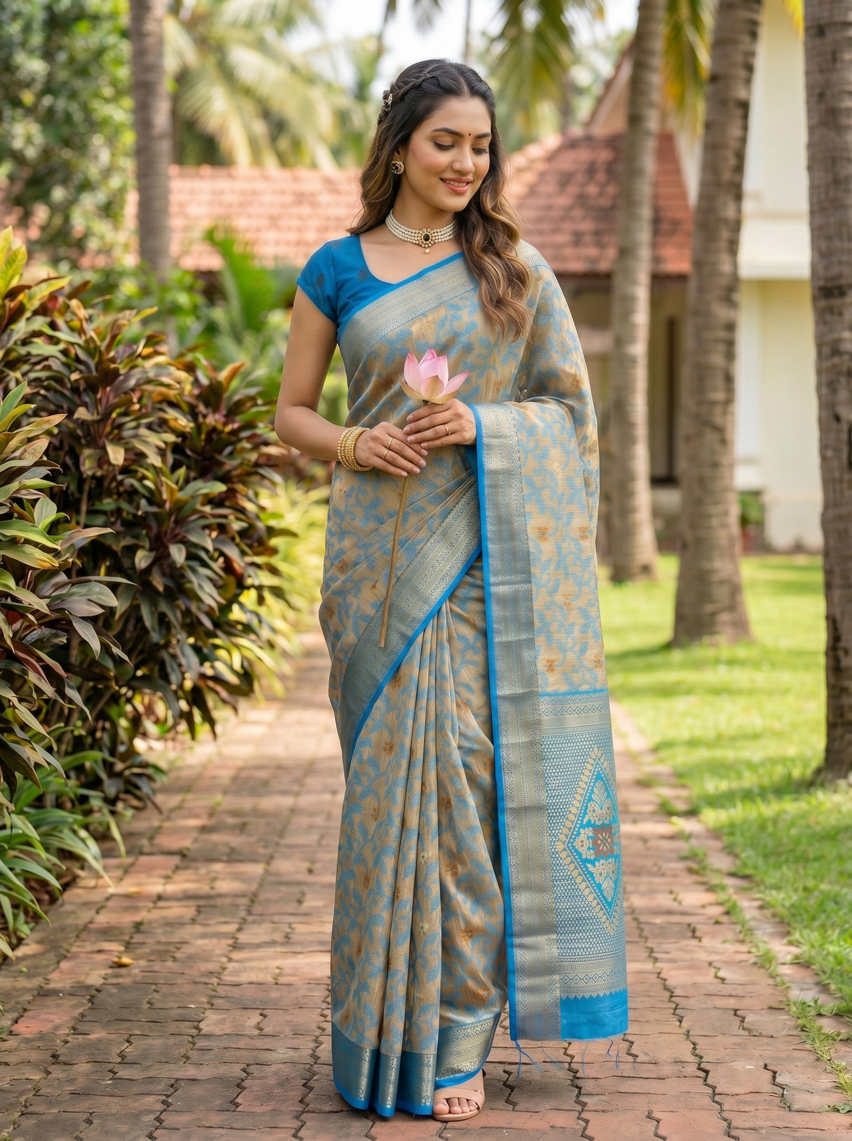 MIMOSA Saree Saree — pose 9 styling detail