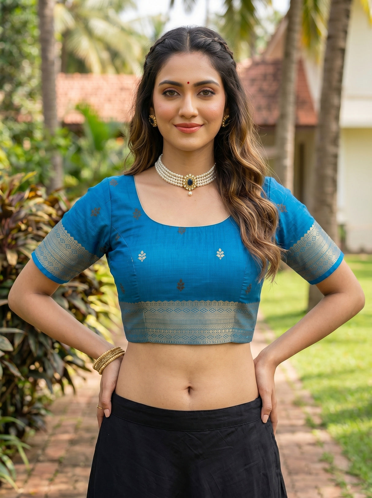MIMOSA Saree Saree — blouse close-up