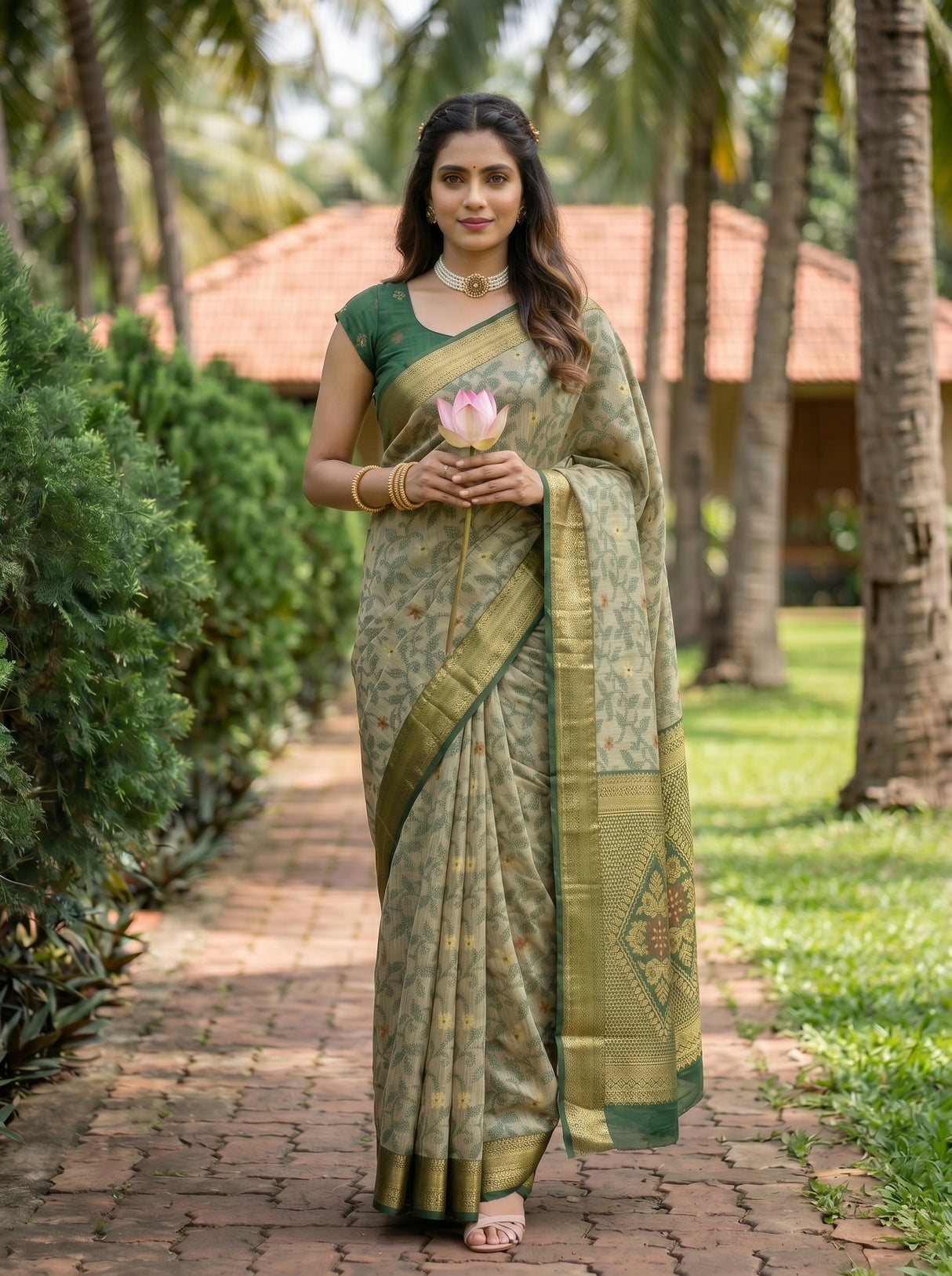 MIMOSA Saree Saree — pose 6 styling detail