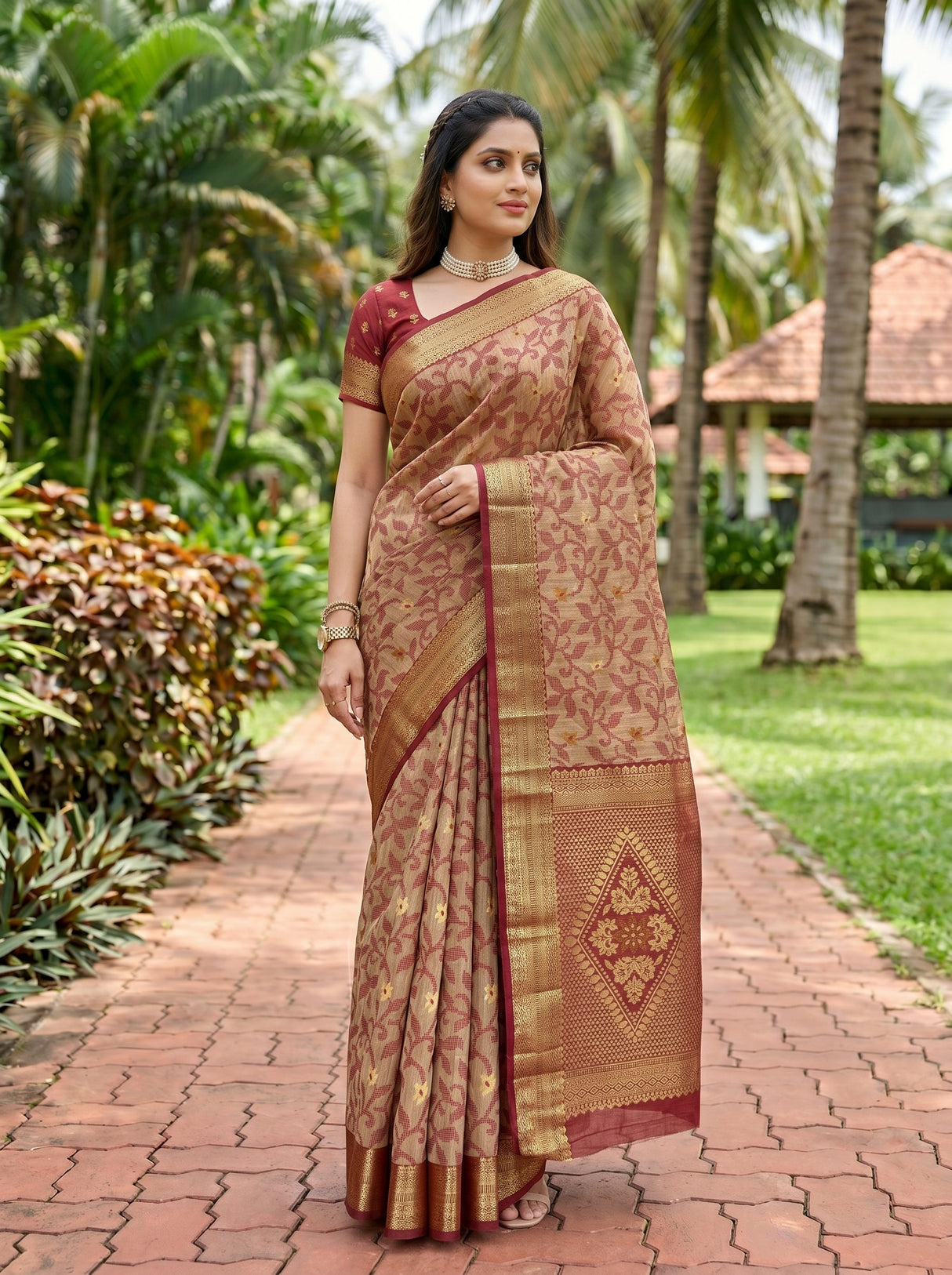 MIMOSA Saree Saree — pose 7 styling detail