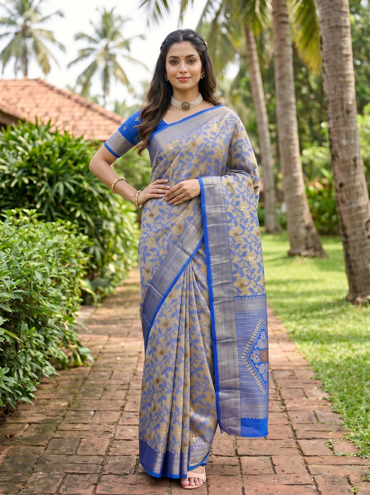 MIMOSA Saree Saree — pose 4 styling detail