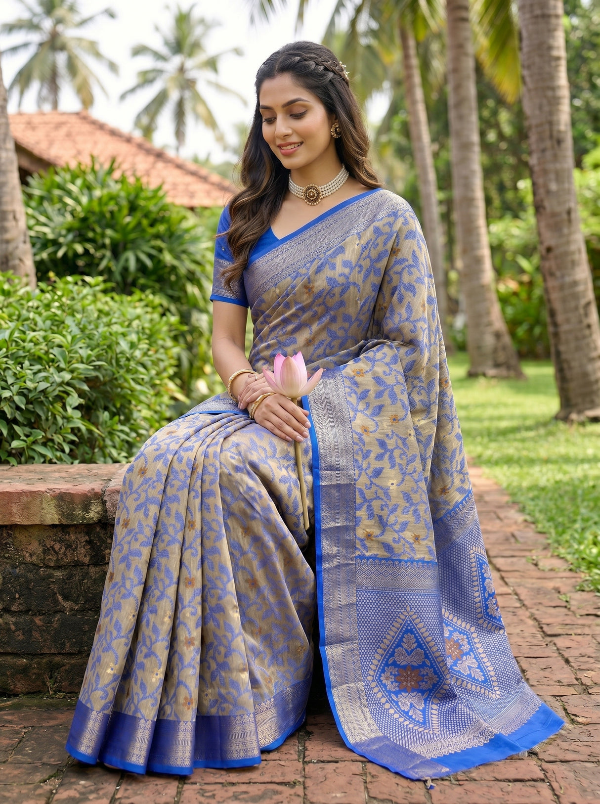 MIMOSA Saree Saree — pose 8 styling detail