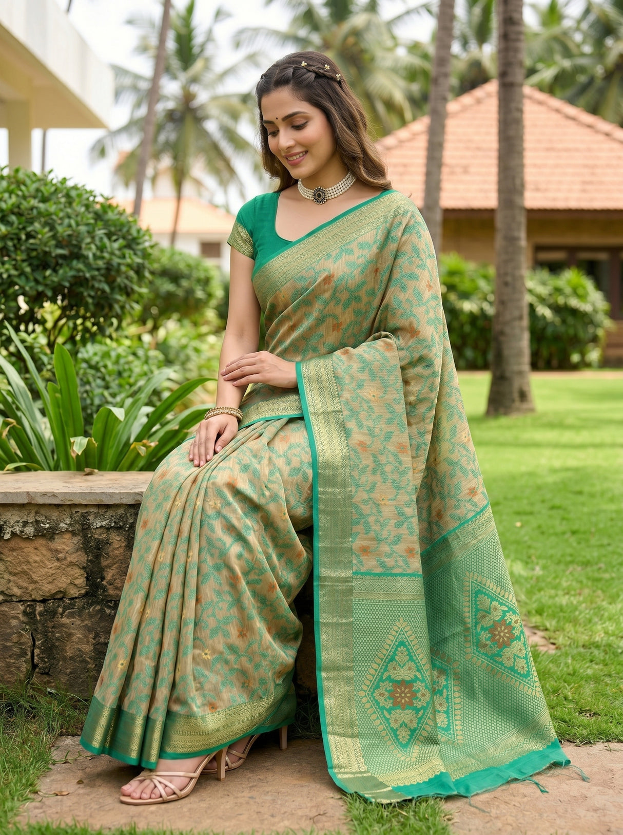 MIMOSA Saree Saree — pose 8 styling detail