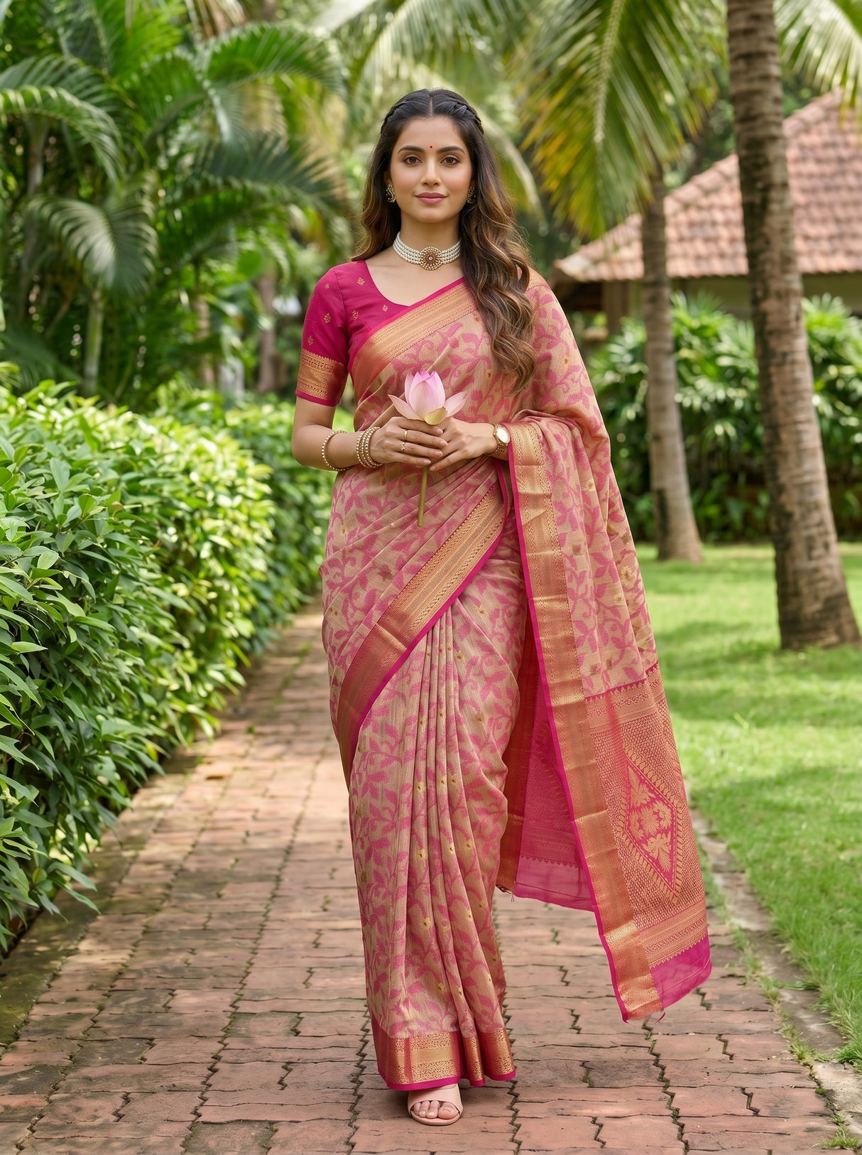 MIMOSA Saree Saree — pose 6 styling detail