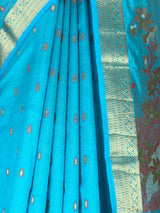 MIMOSA Ananda Banarasi Art Silk Saree — fleets shot full lifestyle