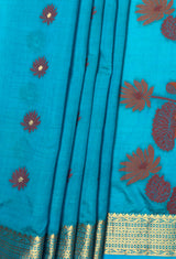 MIMOSA Ananda Banarasi Art Silk Saree — fleets shot full lifestyle