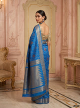 MIMOSA Ananda Banarasi Art Silk Saree — pose 9 styling detail