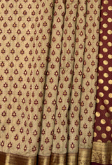 MIMOSA Maroon Banarasi Art Silk Saree — fleets shot full lifestyle