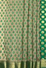 MIMOSA Rama Banarasi Art Silk Saree — fleets shot full lifestyle