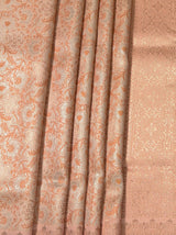 MIMOSA Peach Kanjivaram Art Silk Saree — fleets shot full lifestyle