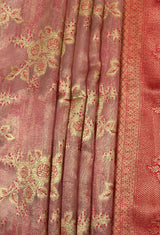 MIMOSA Rani Banarasi Art Silk Saree — fleets shot full lifestyle