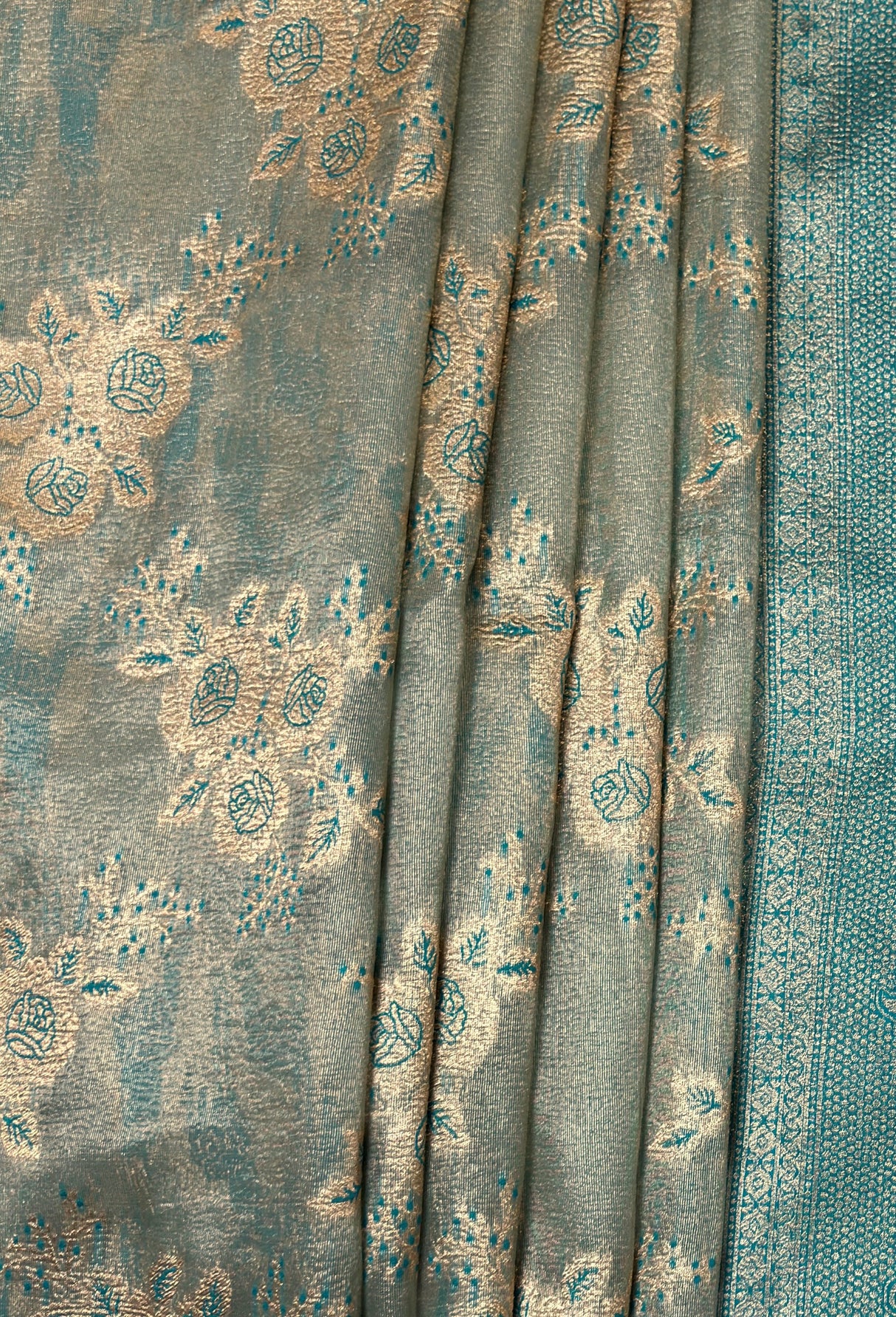 MIMOSA Saffire Banarasi Art Silk Saree — fleets shot full lifestyle