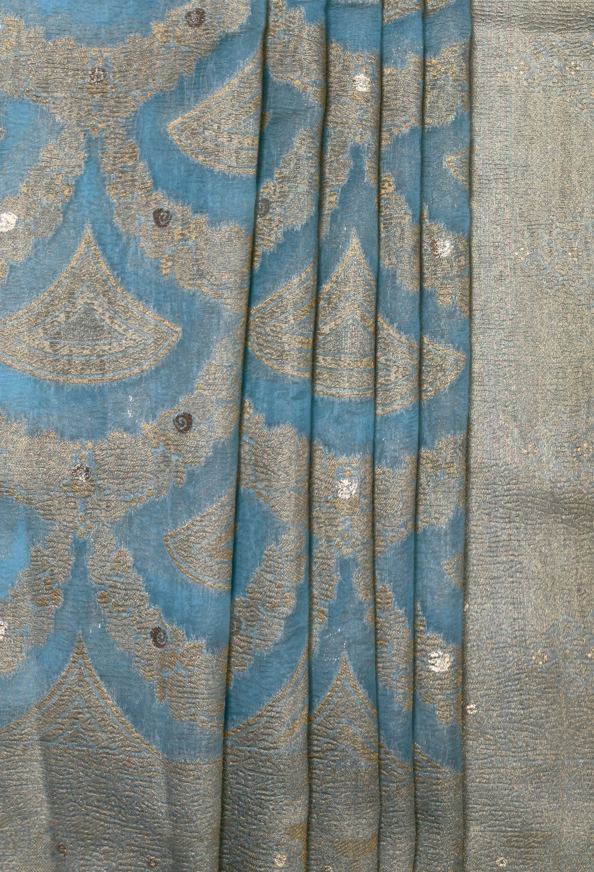 MIMOSA Ananda Banarasi Art Silk Saree — fleets shot full lifestyle