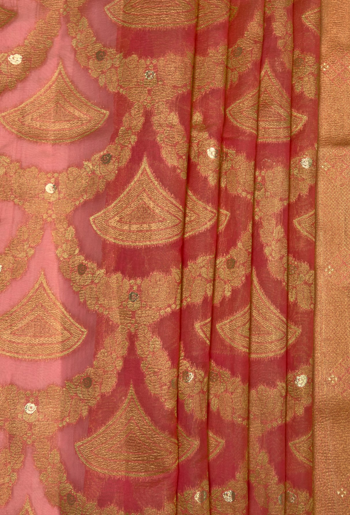 MIMOSA Gajari Banarasi Art Silk Saree — fleets shot full lifestyle