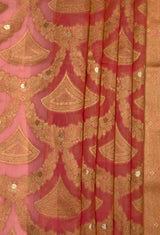 MIMOSA Gajari Banarasi Art Silk Saree — fleets shot full lifestyle
