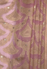 MIMOSA Pink Banarasi Art Silk Saree — fleets shot full lifestyle