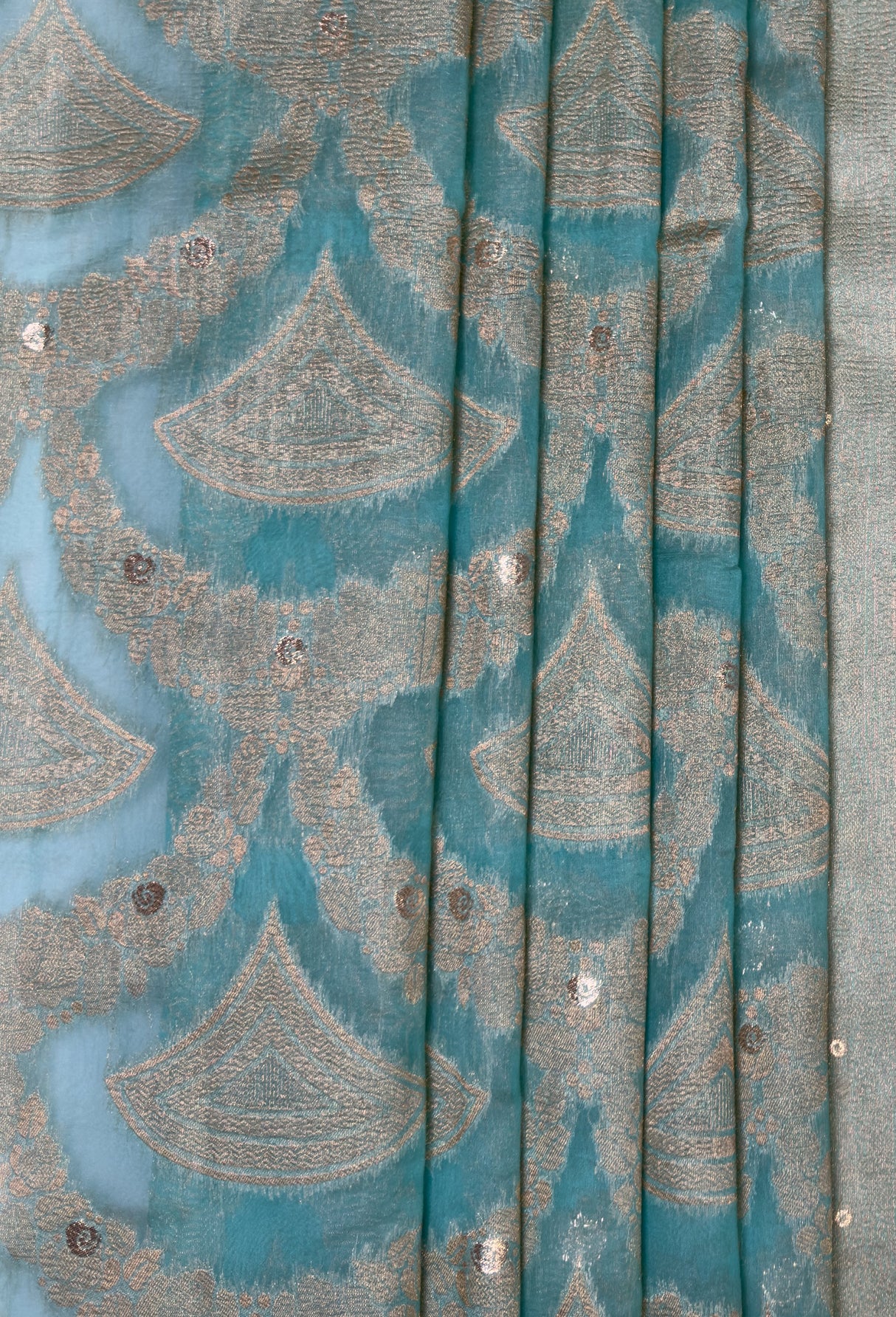 MIMOSA Rama Banarasi Art Silk Saree — fleets shot full lifestyle