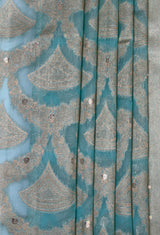MIMOSA Rama Banarasi Art Silk Saree — fleets shot full lifestyle