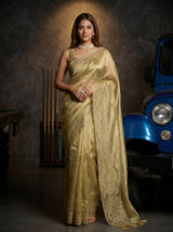 MIMOSA Saree Saree — front view on mannequin