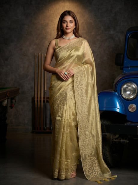 MIMOSA Saree Saree — front view on mannequin