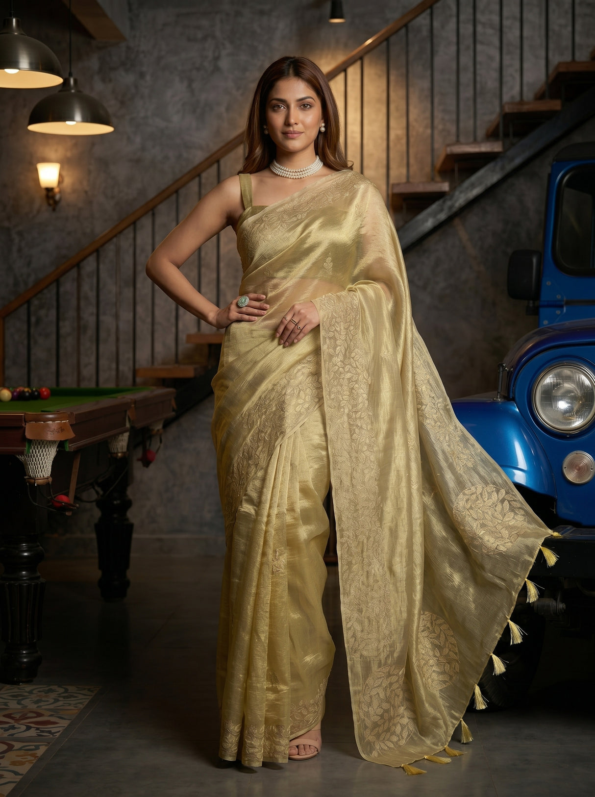 MIMOSA Saree Saree — pose 4 styling detail
