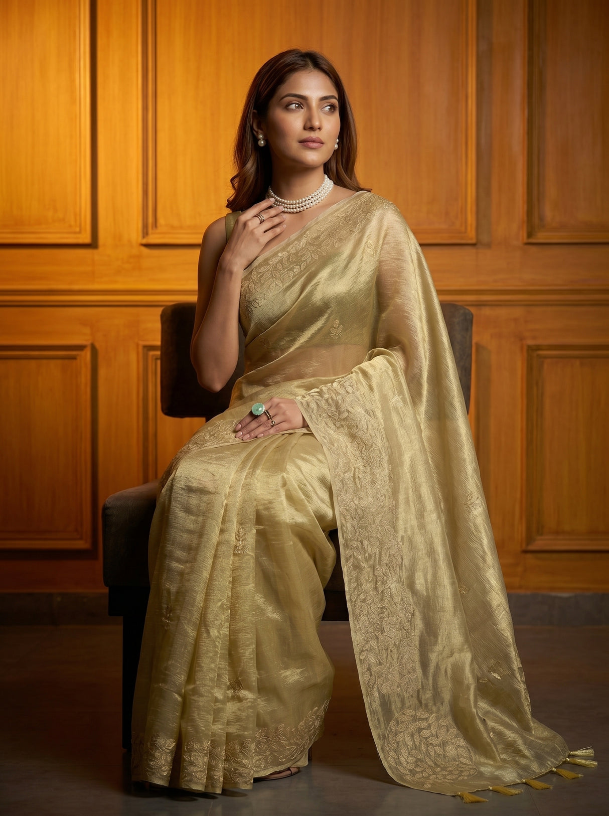 MIMOSA Saree Saree — pose 8 styling detail