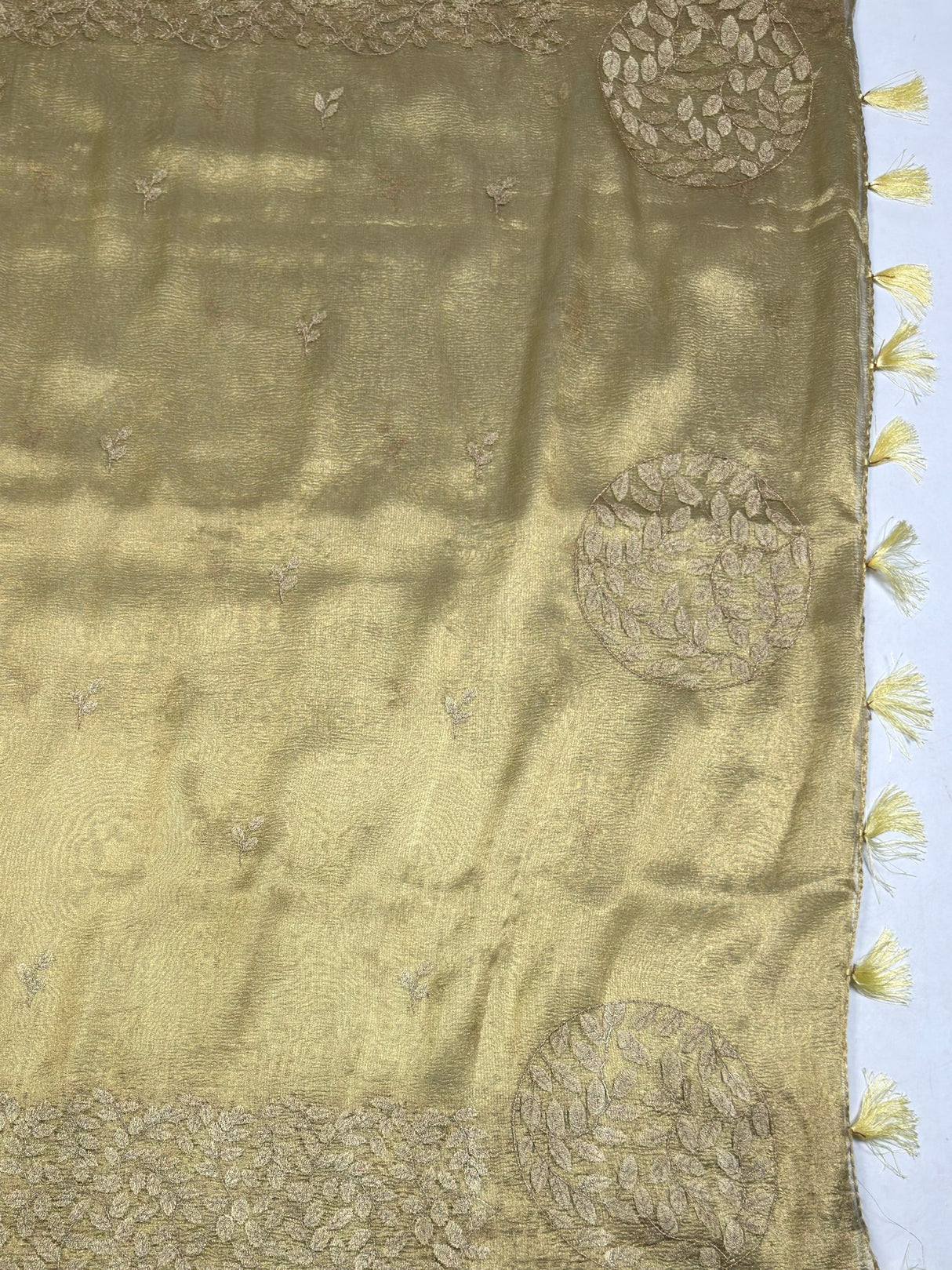 MIMOSA Saree Saree — pallu and zari work detail