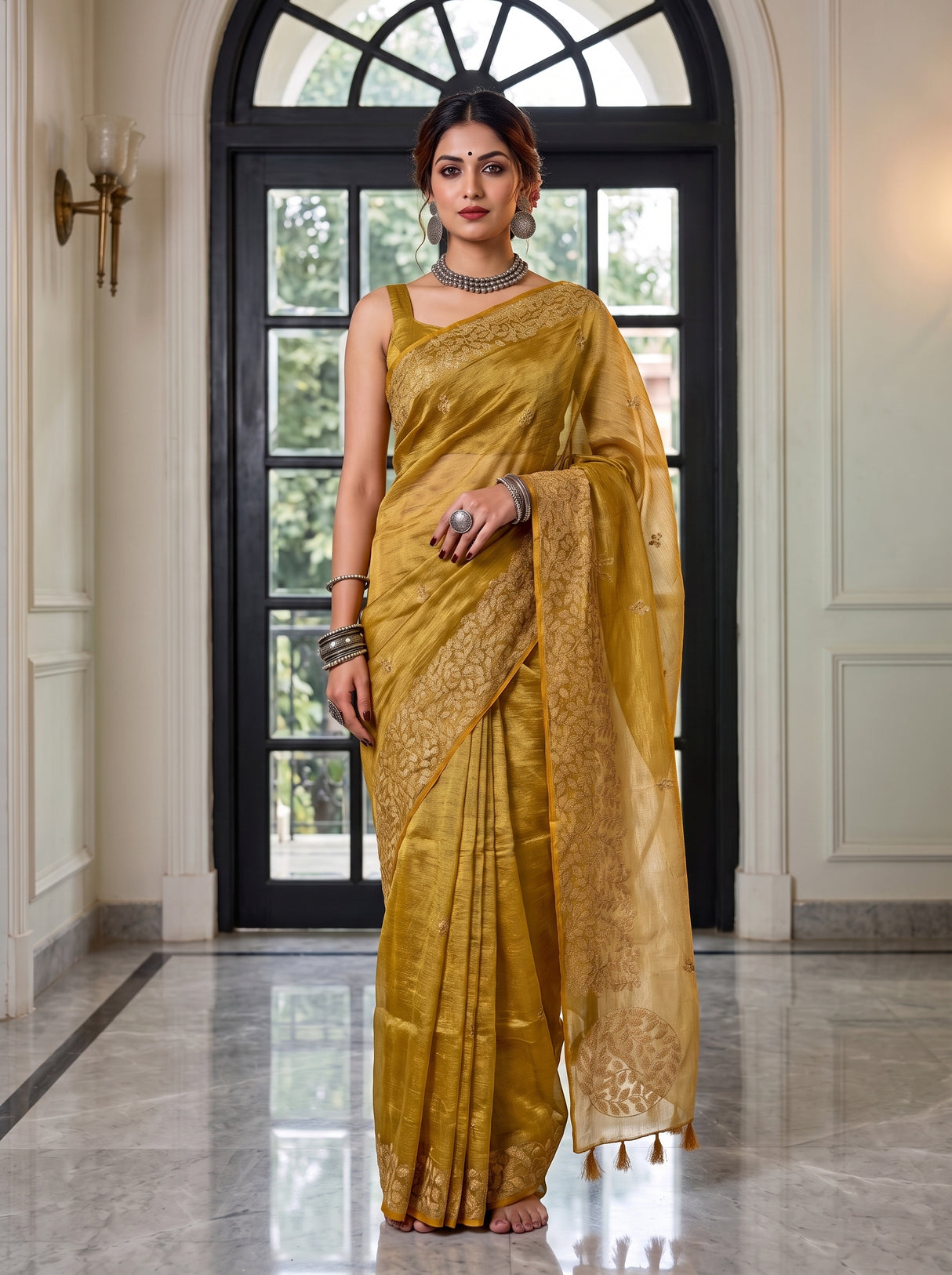 MIMOSA Saree Saree — pose 10 styling detail