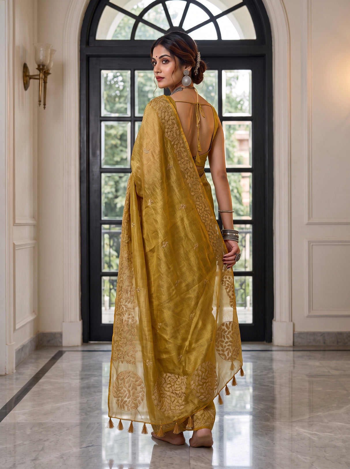 MIMOSA Saree Saree — pose 7 styling detail
