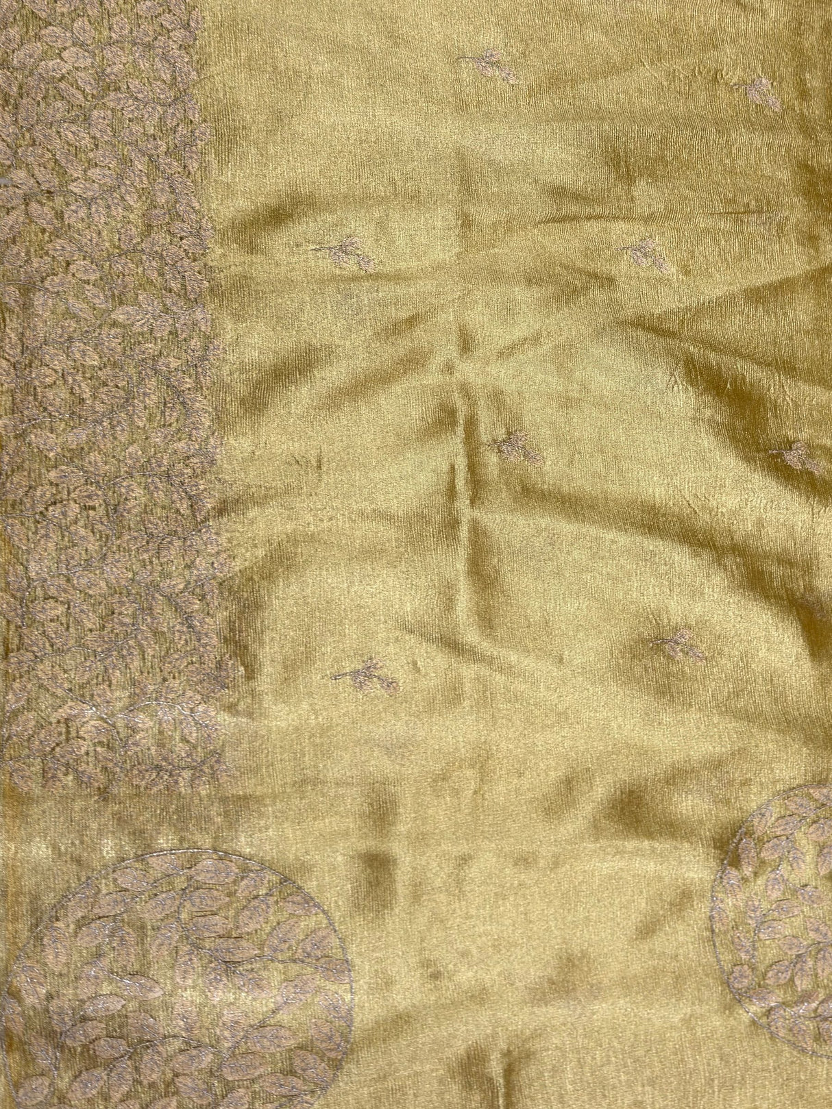 MIMOSA Saree Saree — pallu and zari work detail