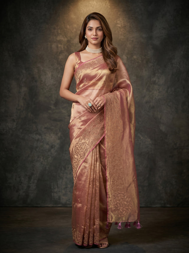 MIMOSA Saree Saree — front view on mannequin