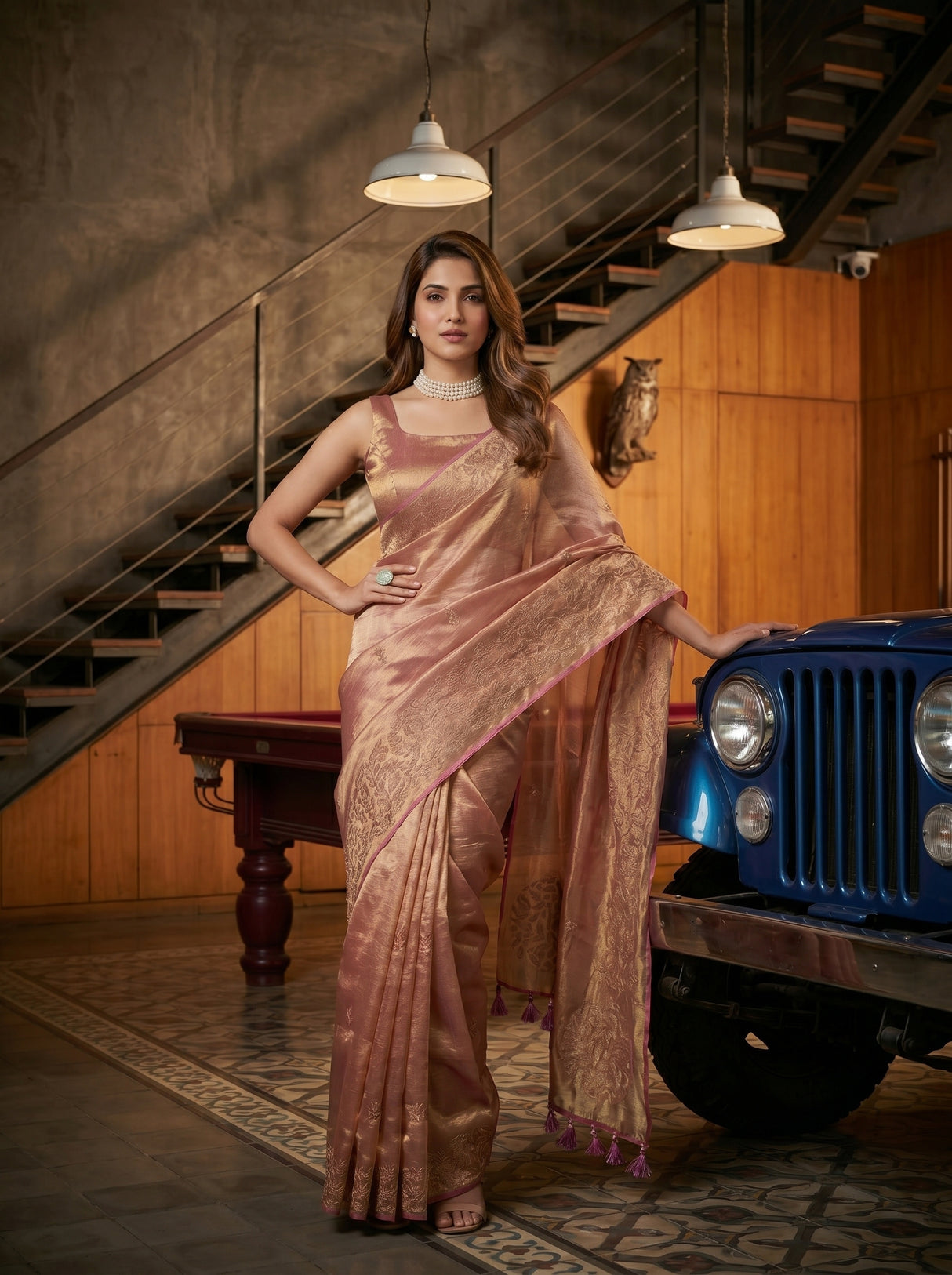 MIMOSA Saree Saree — pose 4 styling detail