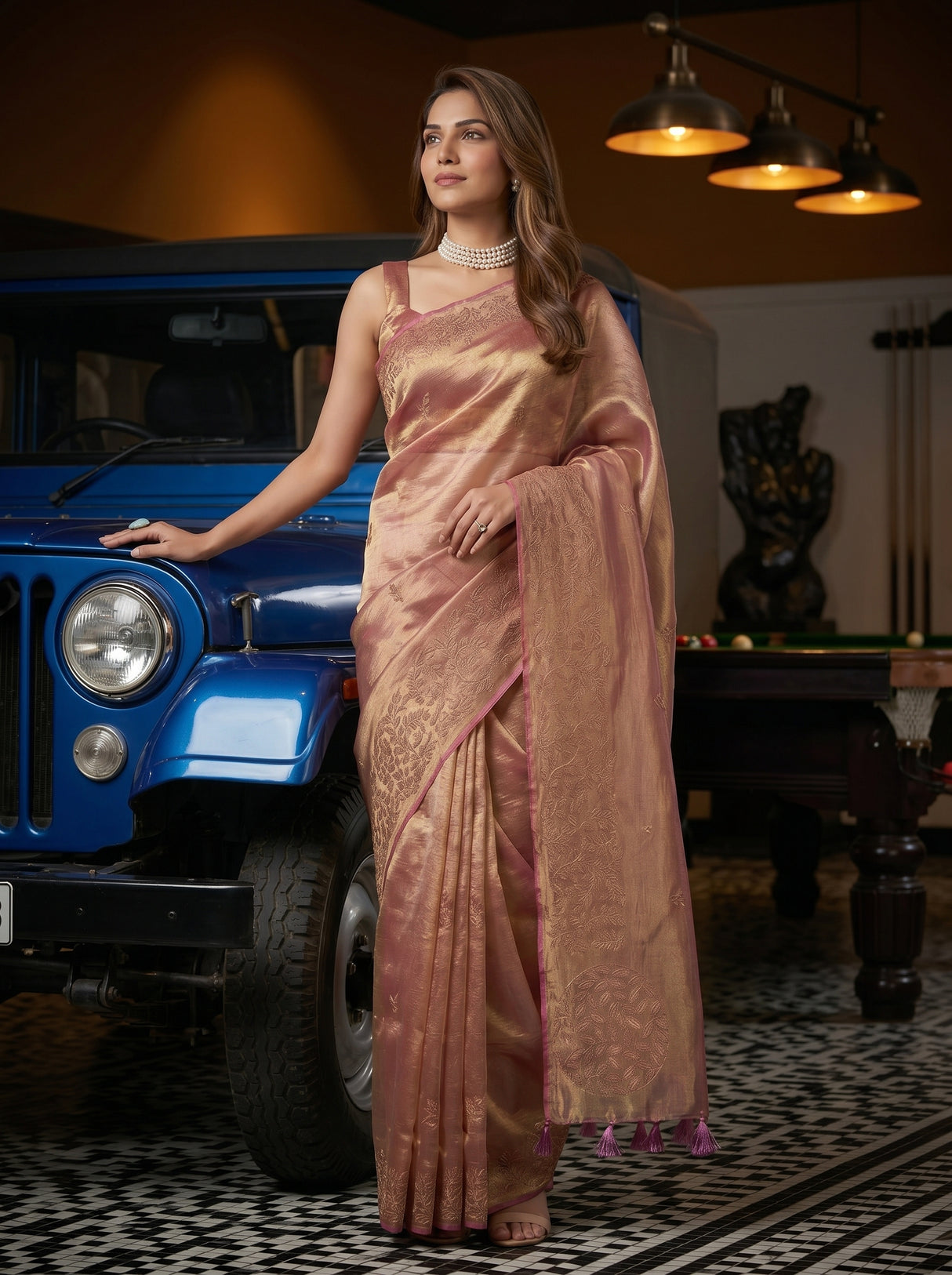MIMOSA Saree Saree — pose 5 styling detail
