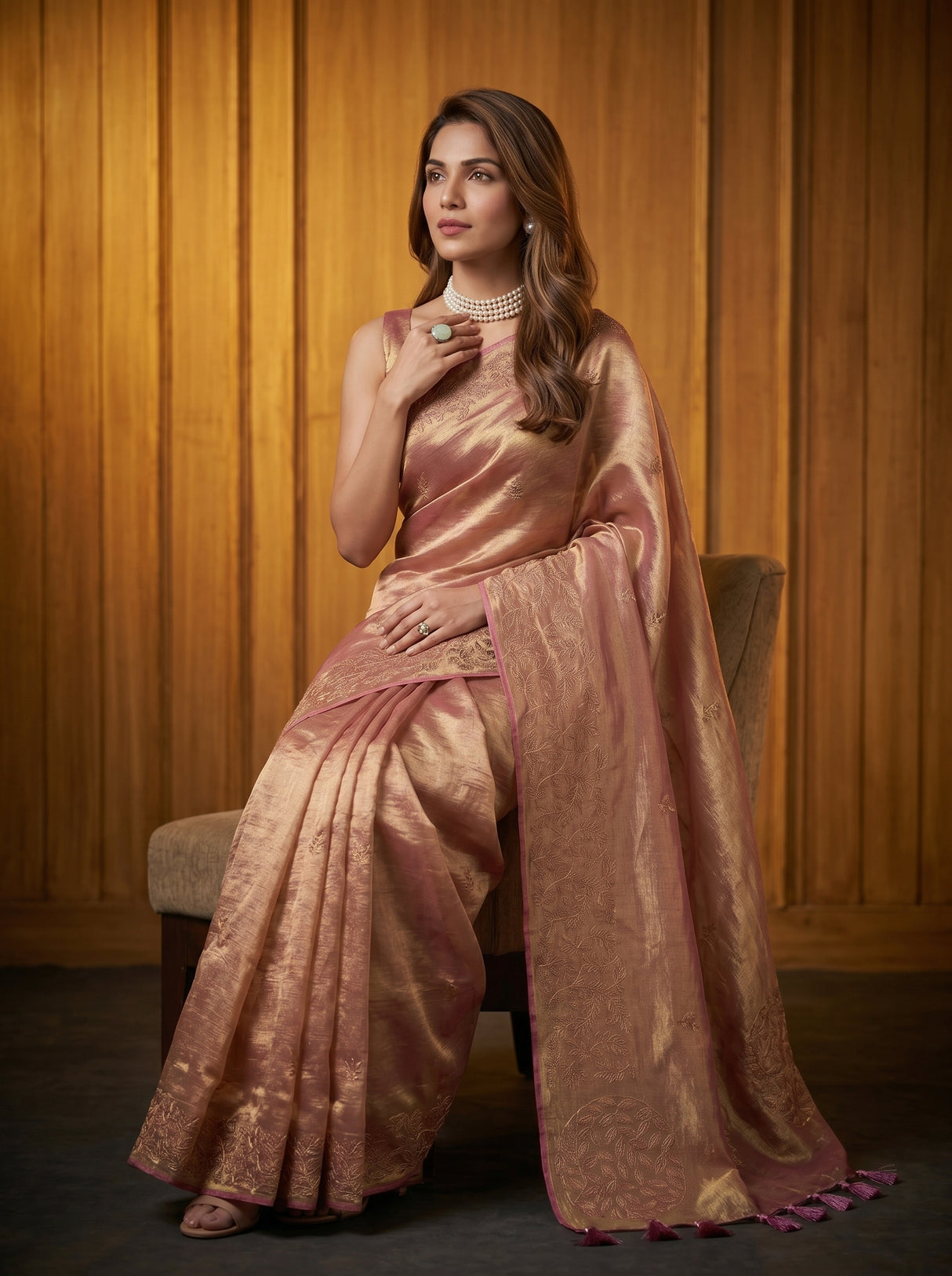 MIMOSA Saree Saree — pose 8 styling detail