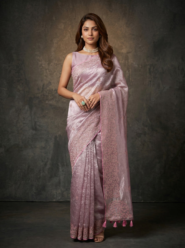 MIMOSA Saree Saree — front view on mannequin