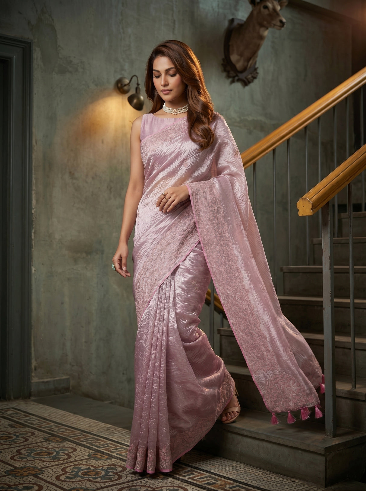 MIMOSA Saree Saree — pose 6 styling detail