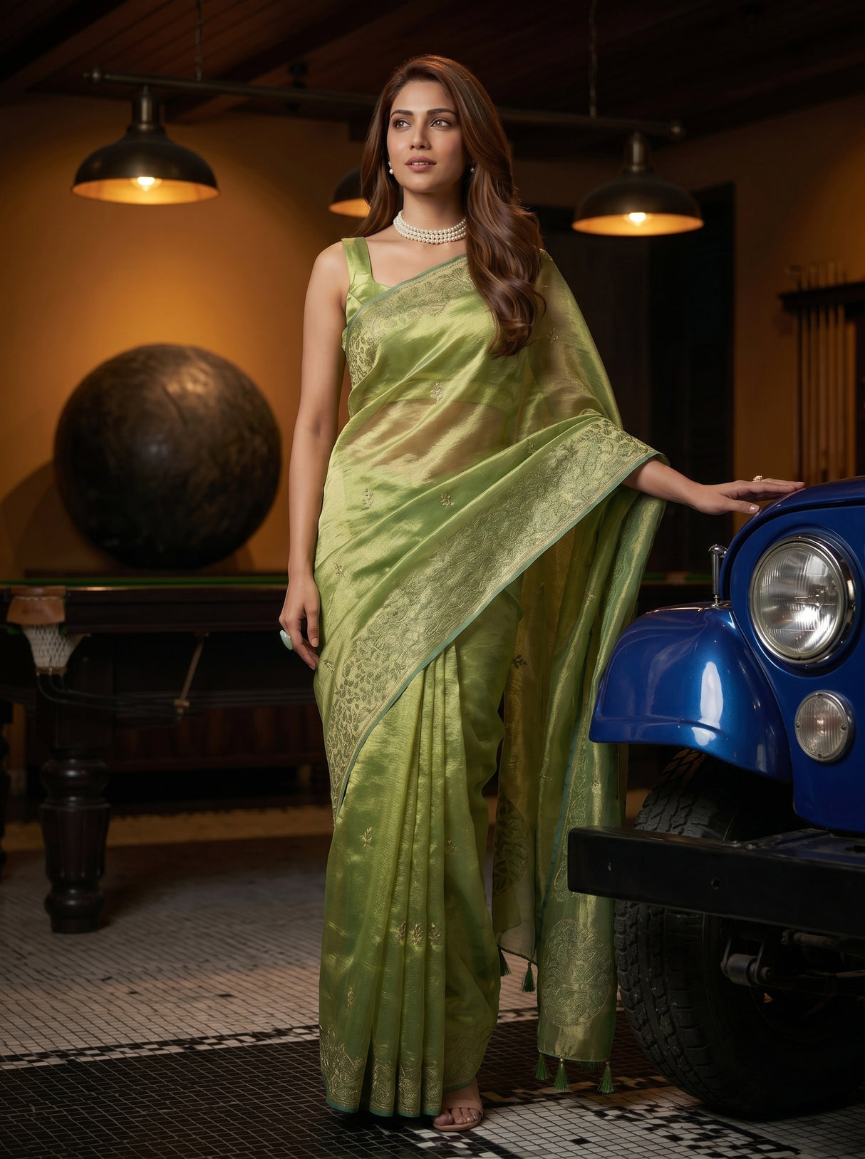 MIMOSA Saree Saree — pose 5 styling detail