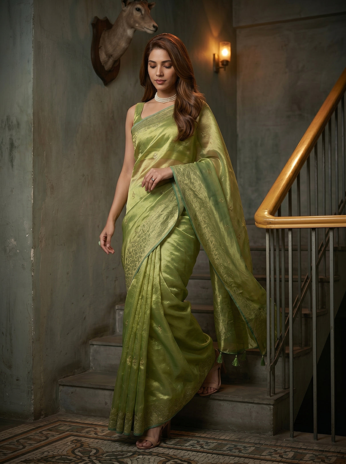 MIMOSA Saree Saree — pose 6 styling detail
