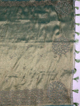MIMOSA Saree Saree — pallu and zari work detail
