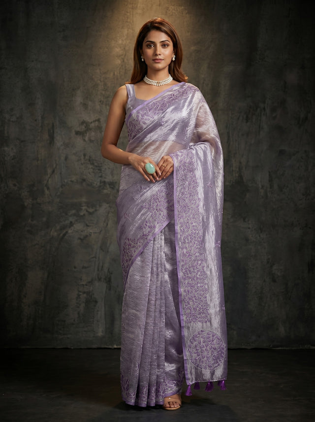 MIMOSA Saree Saree — front view on mannequin