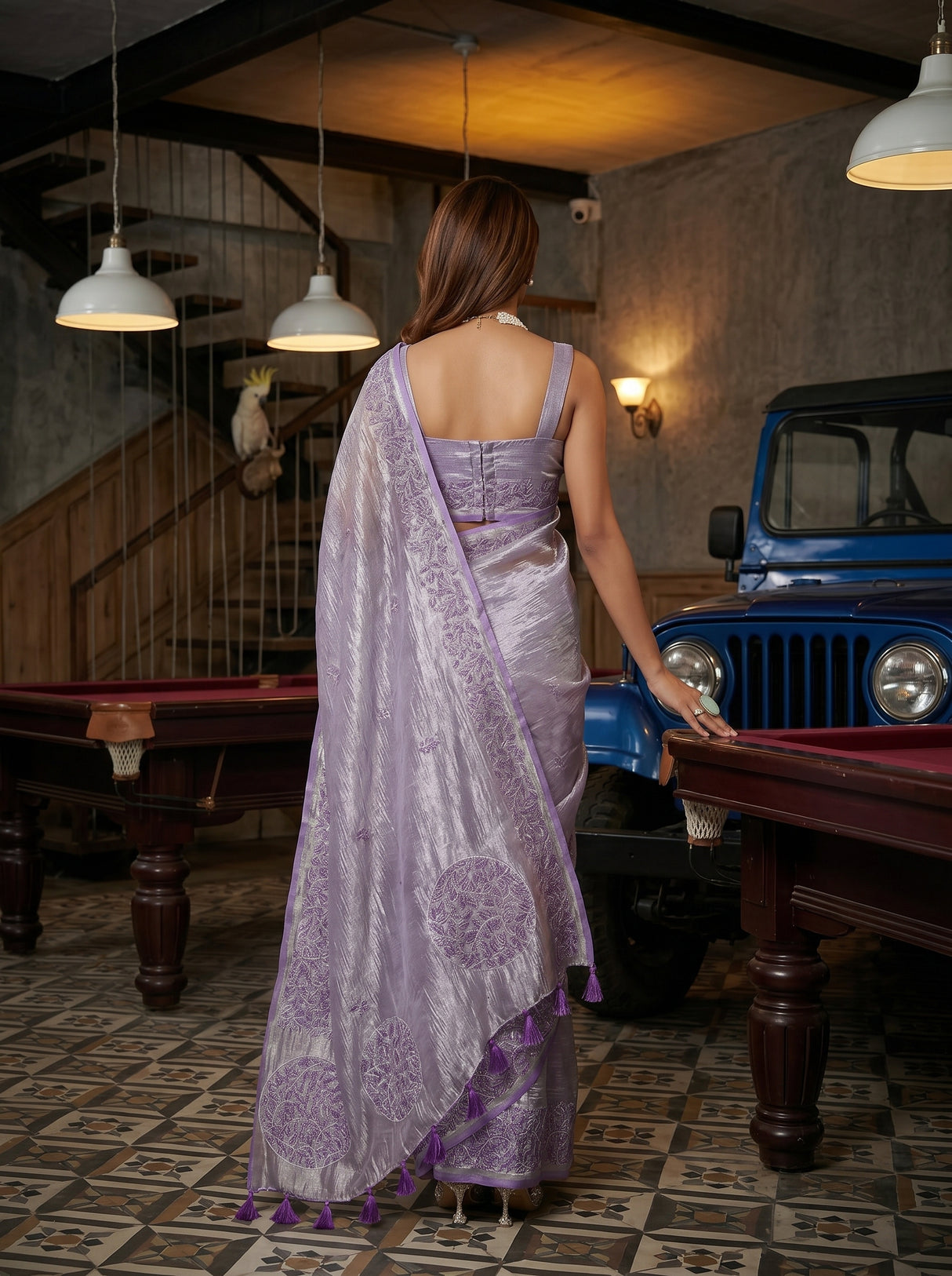 MIMOSA Saree Saree — pose 2 styling detail