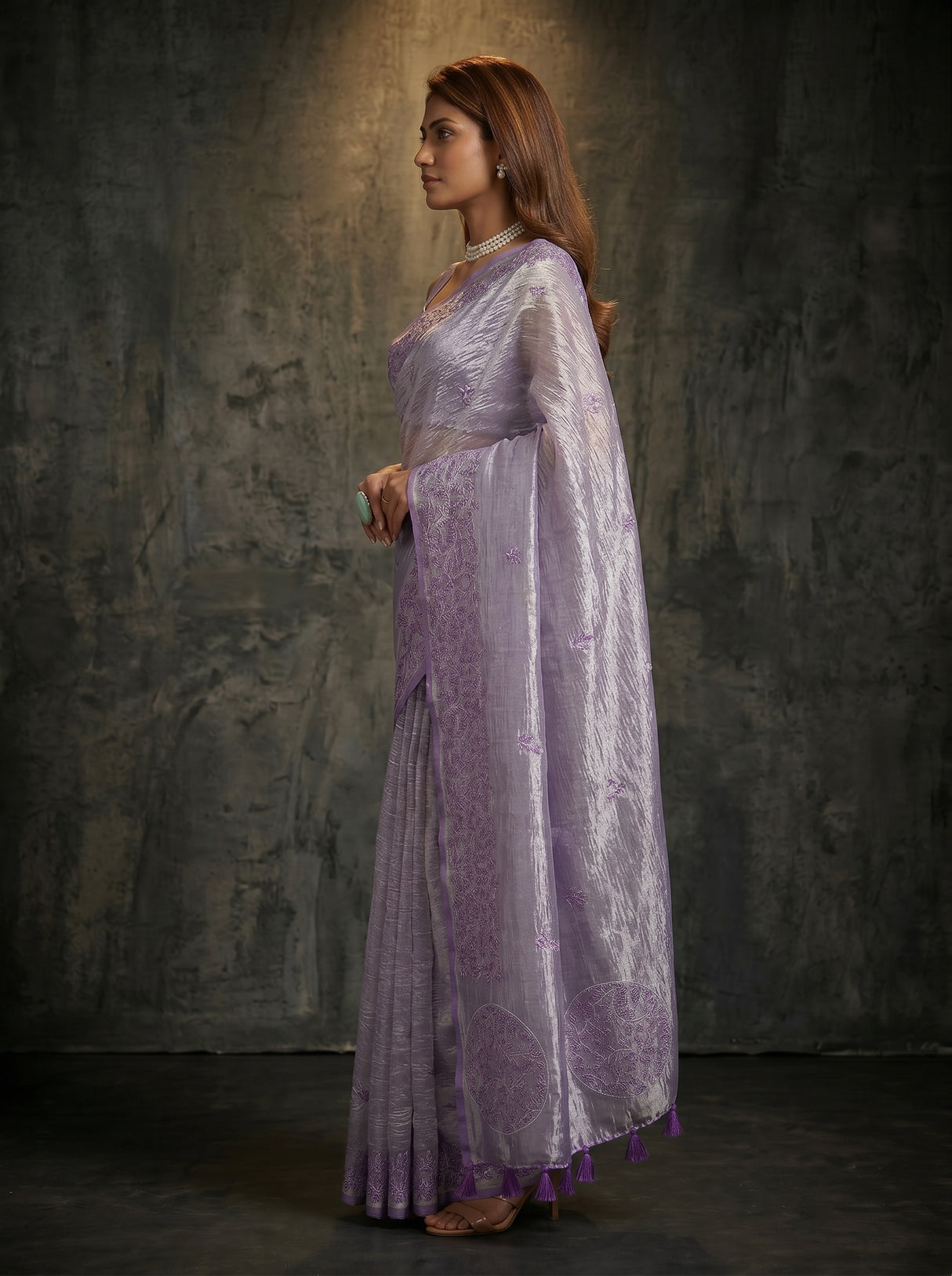 MIMOSA Saree Saree — pose 3 styling detail