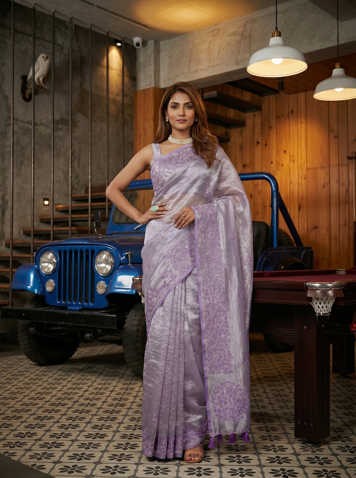 MIMOSA Saree Saree — pose 4 styling detail