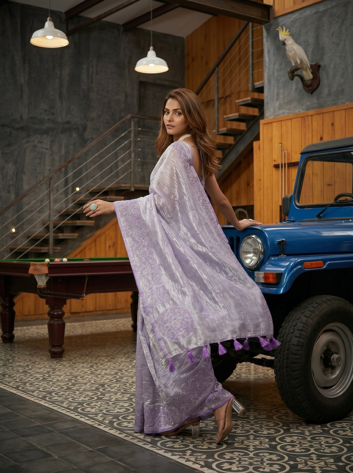 MIMOSA Saree Saree — pose 9 styling detail