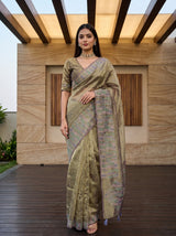 Magenta  Saree