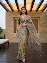 MIMOSA Magenta Saree Saree — pose 6 styling detail