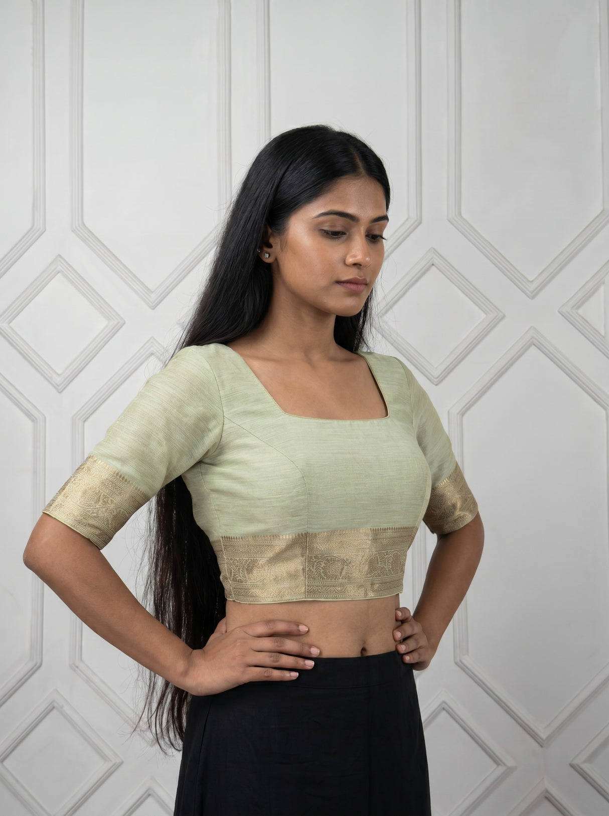 MIMOSA Saree Saree — blouse close-up